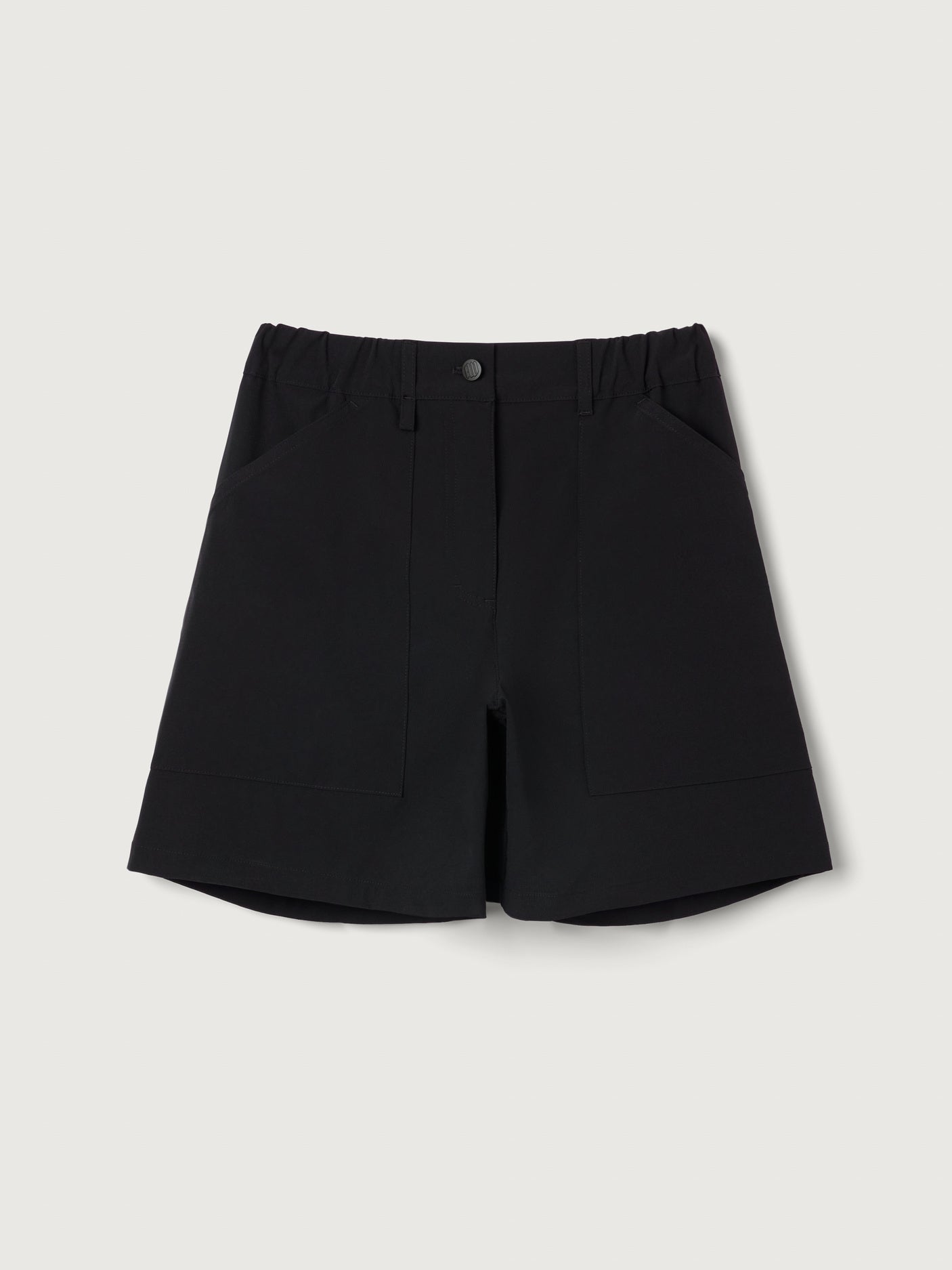 women's outdoor shorts high waist black