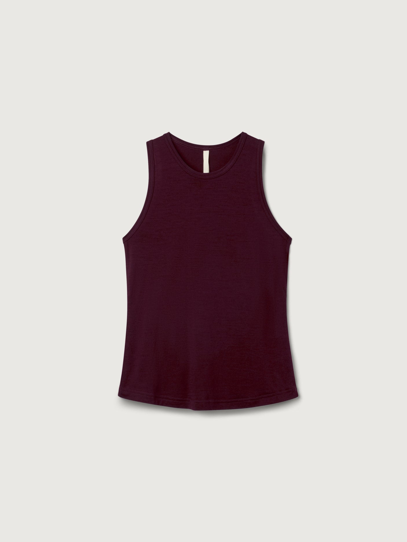 women's merino singlet burgundy