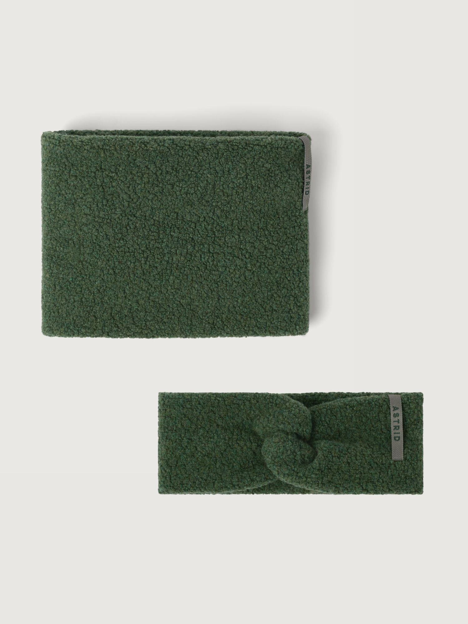 Camilla Neckwarmer - Minna Headband Set Green