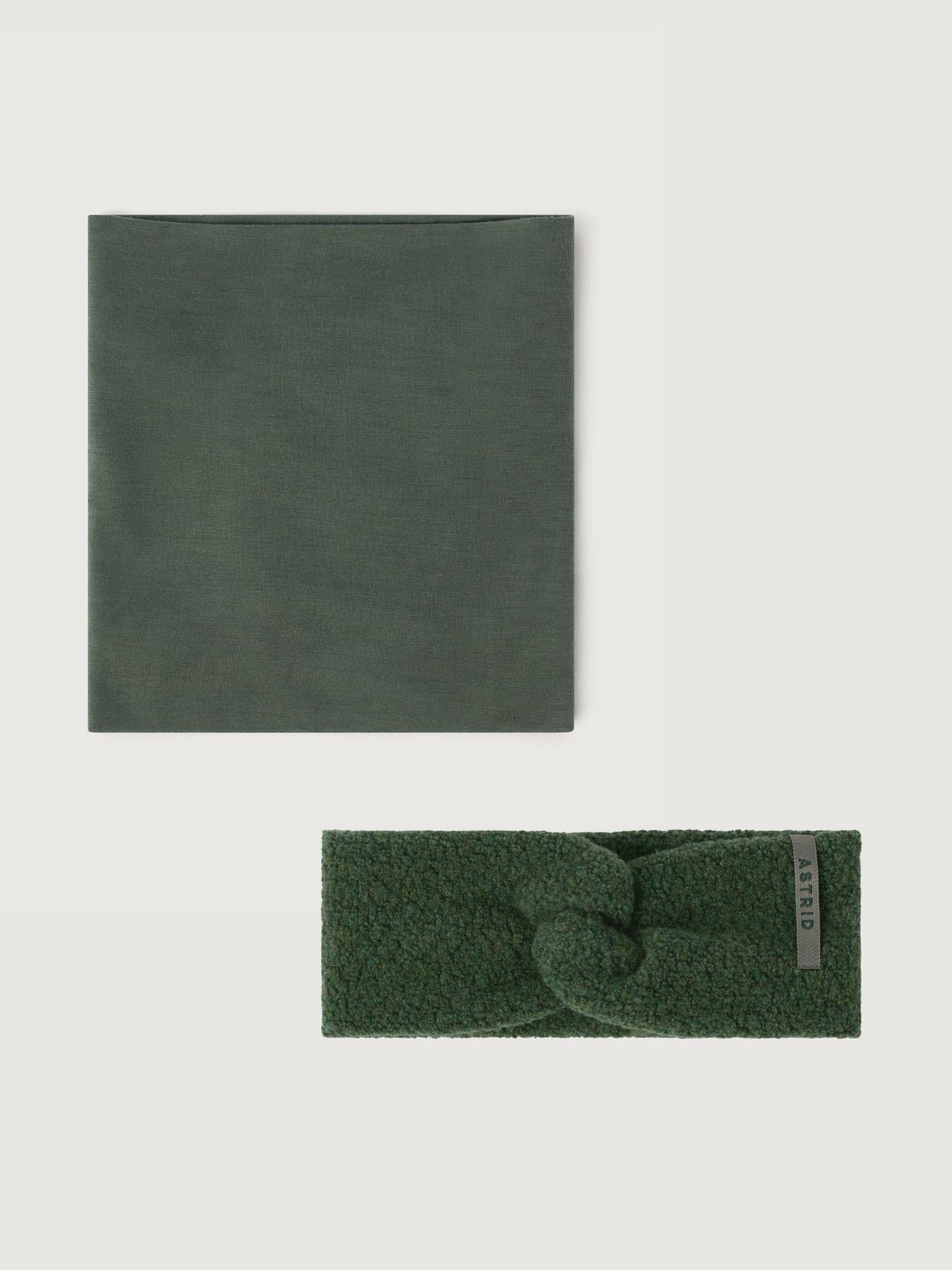 Nina Neckwarmer - Minna Headband Set Green