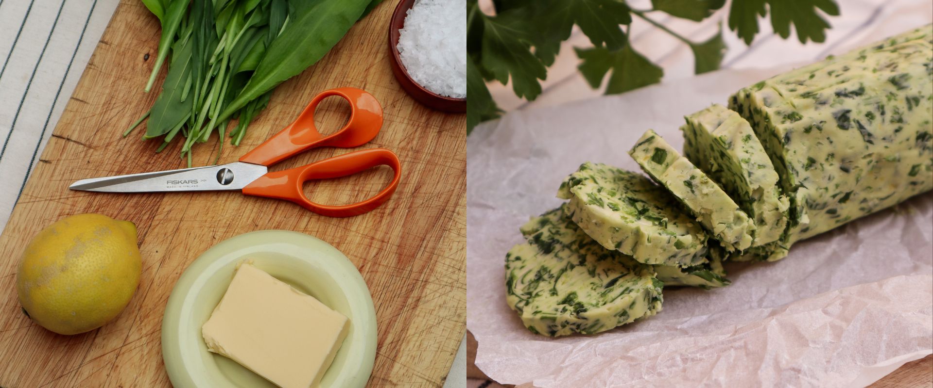 Make your own Wild Garlic butter