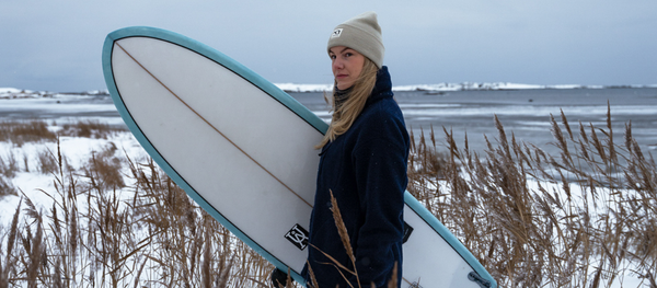 Surfing on the Swedish west coast, with Sara Bjurbäck