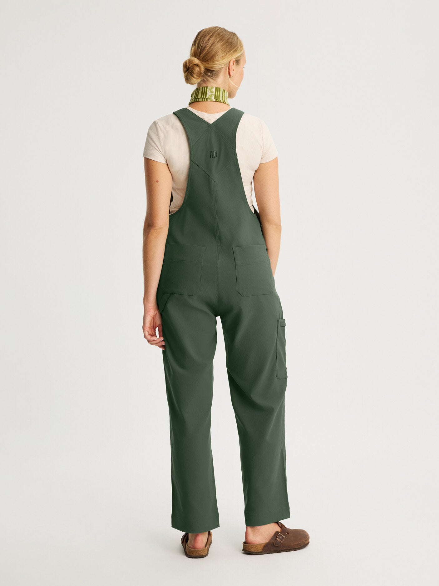 women's workwear dungarees green [[40 - 178cm / 5'10'']]