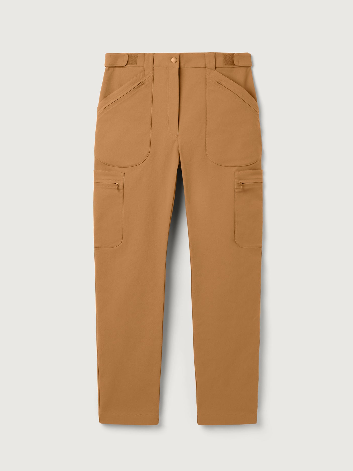 women's hiking pants adjustable waist camel