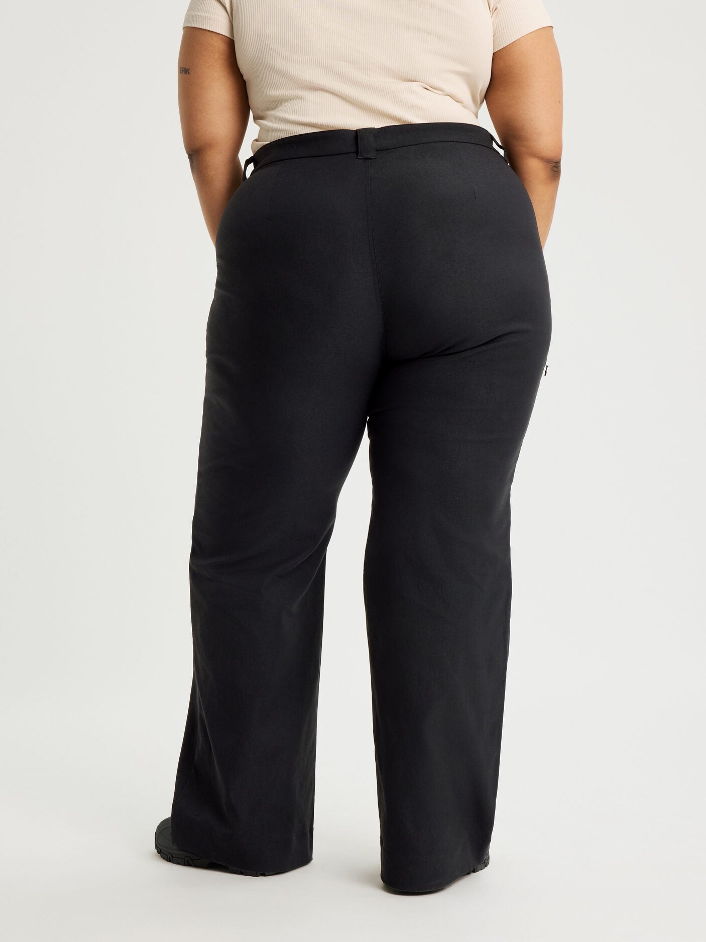 women's outdoor pants high waist black [[56 T - 177cm / 5'10'']]