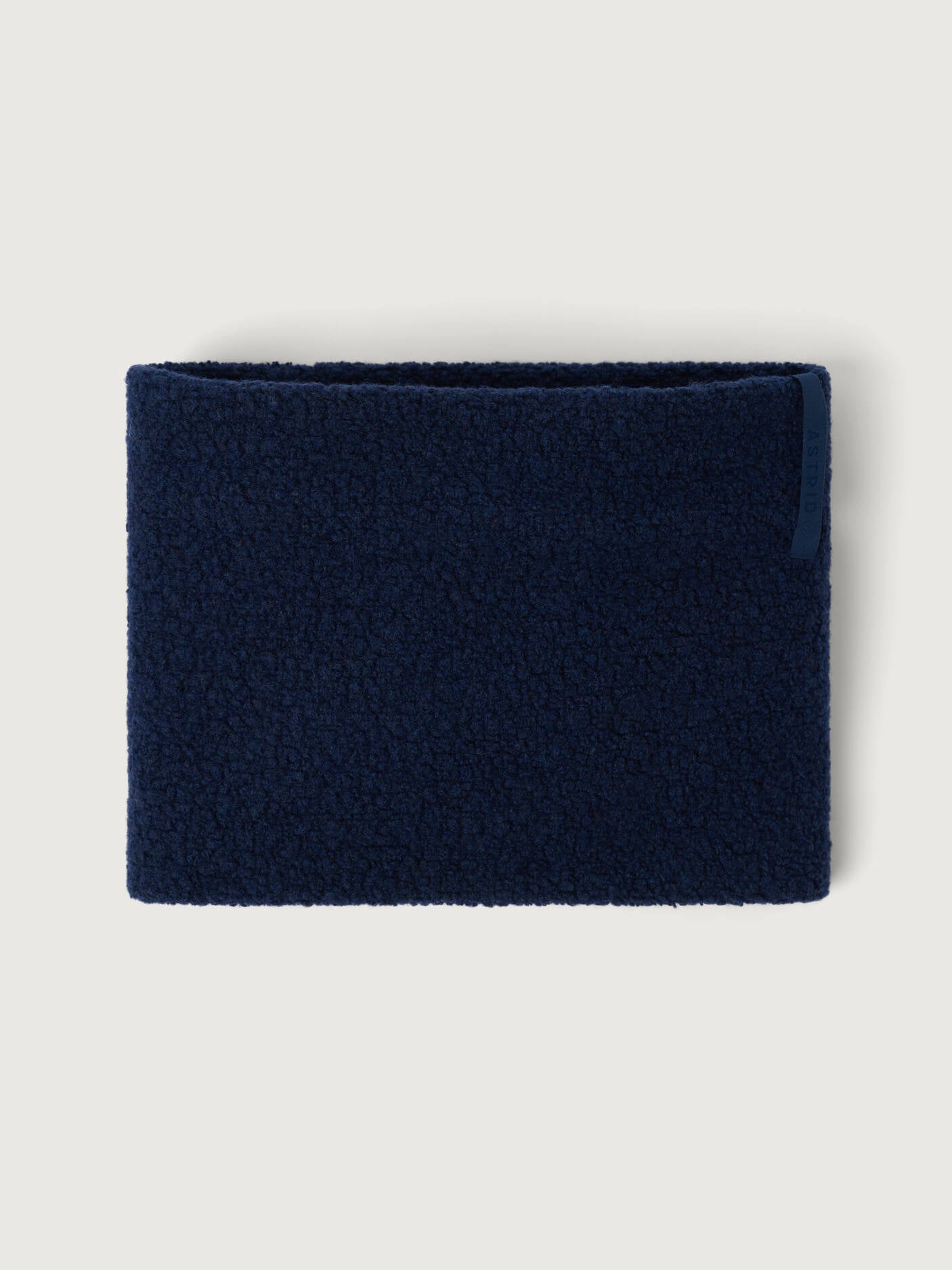 women's wool neckwarmer navy