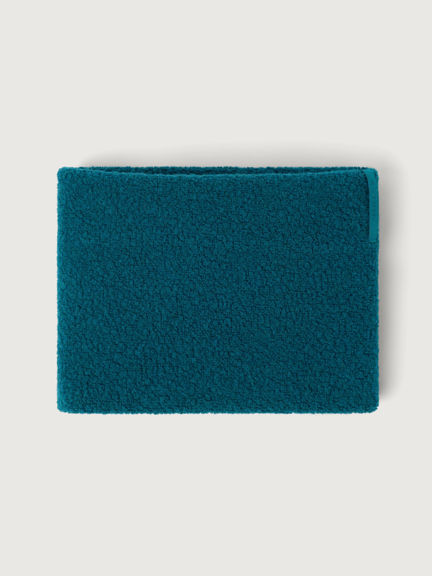women's wool neckwarmer teal