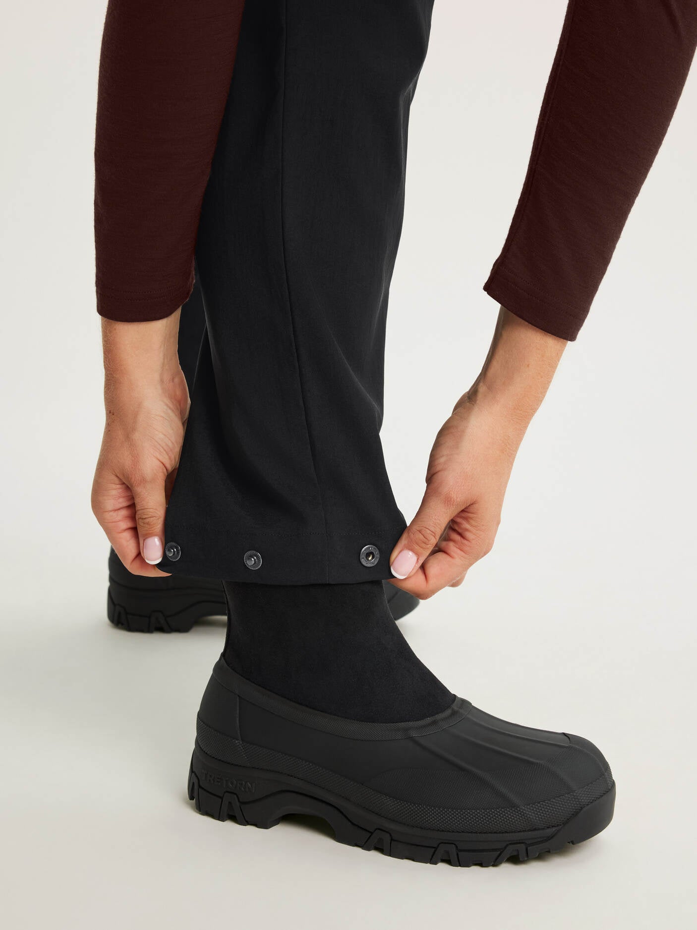 women's cargo pants high waist black