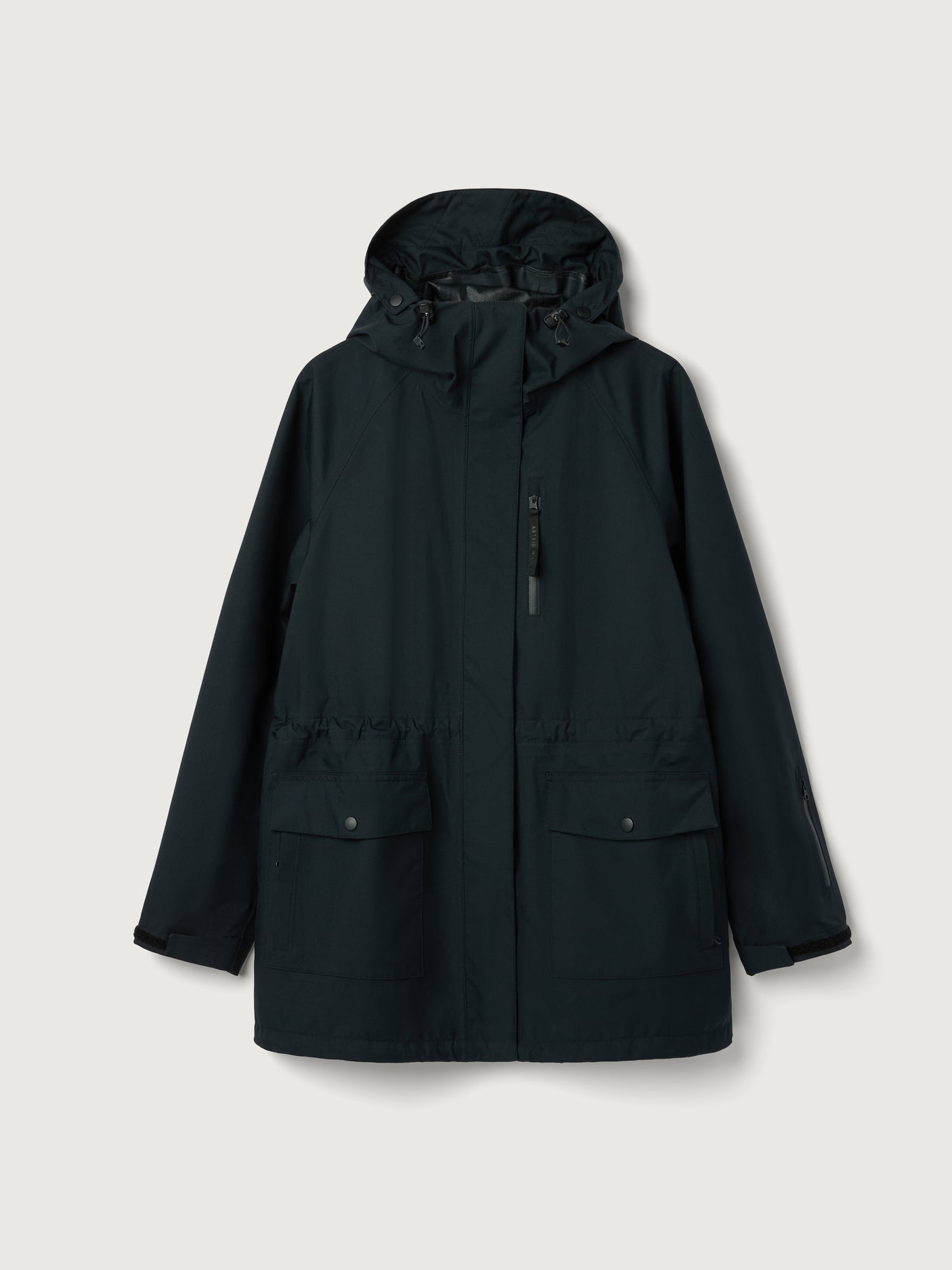 women's waterproof 3L shell jacket black