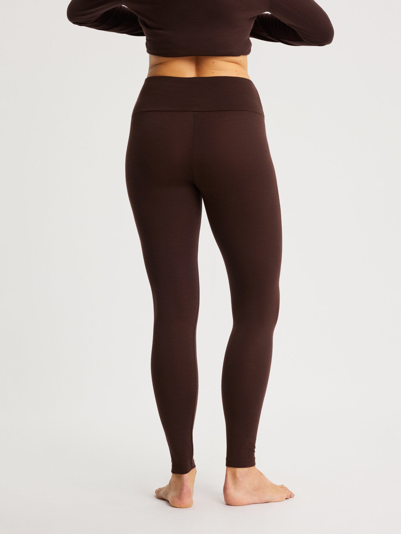 women's base layer pants brown [[M - 178cm / 5'10'']]