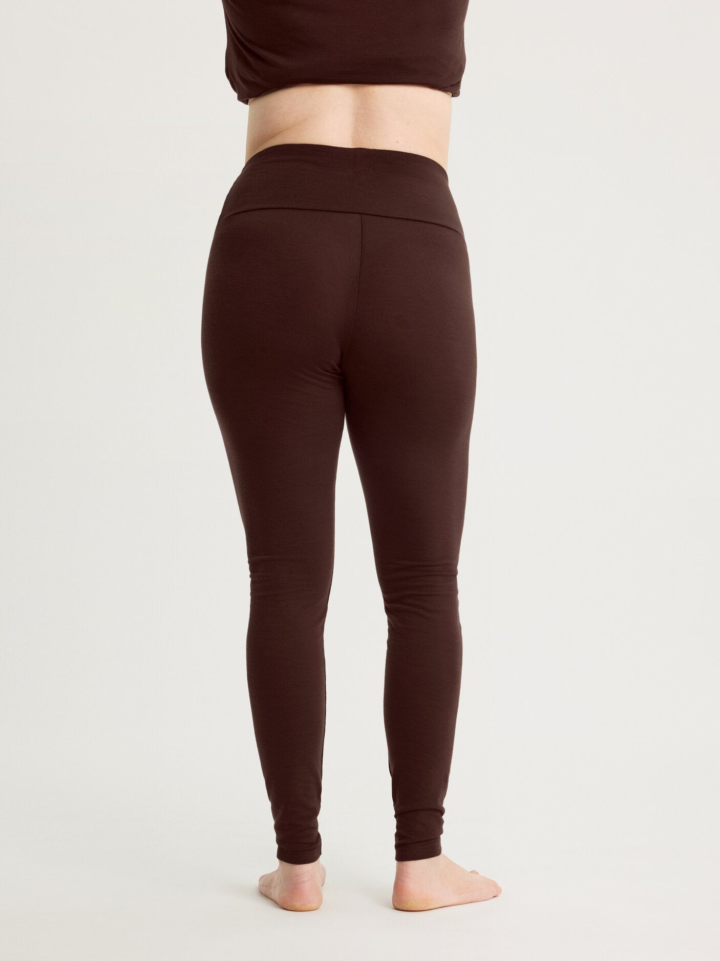 women's base layer pants brown [[XL - 175cm / 5’9'']]
