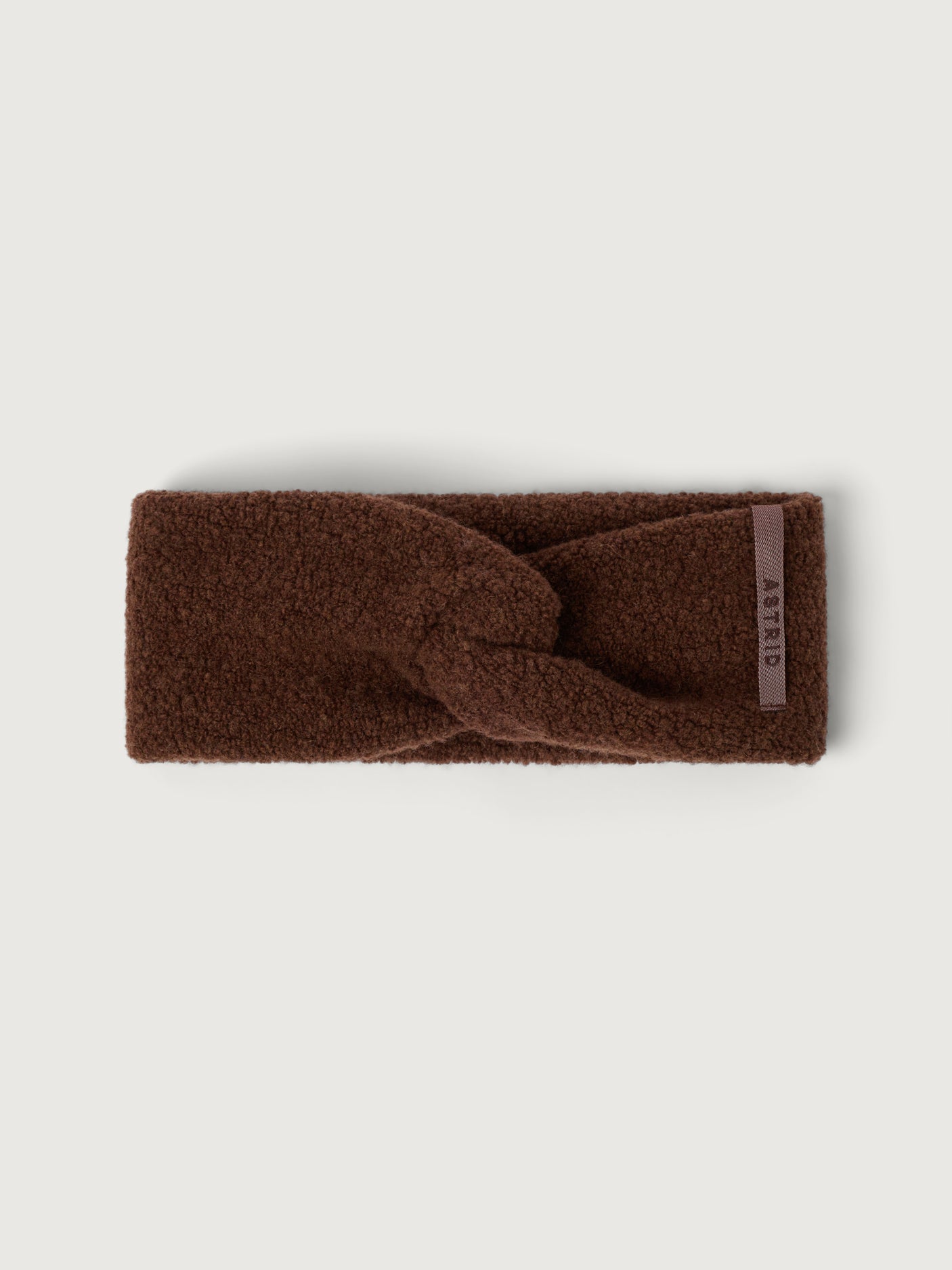 women's wool headband brown