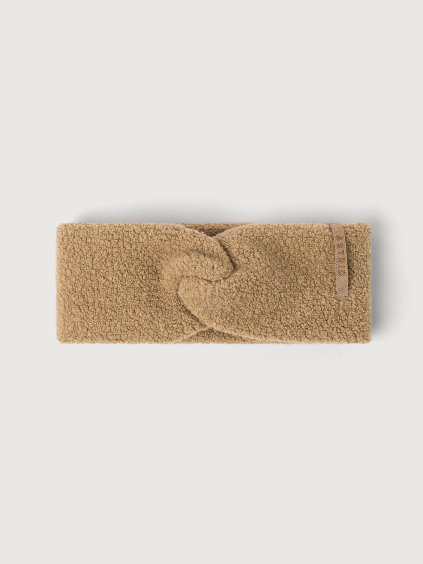women's wool headband camel
