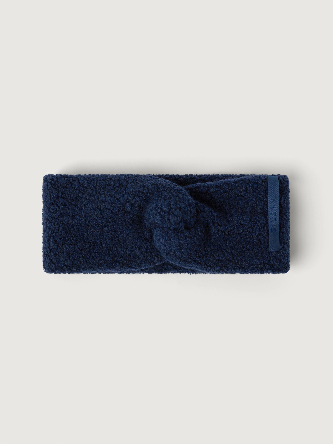 women's wool headband navy