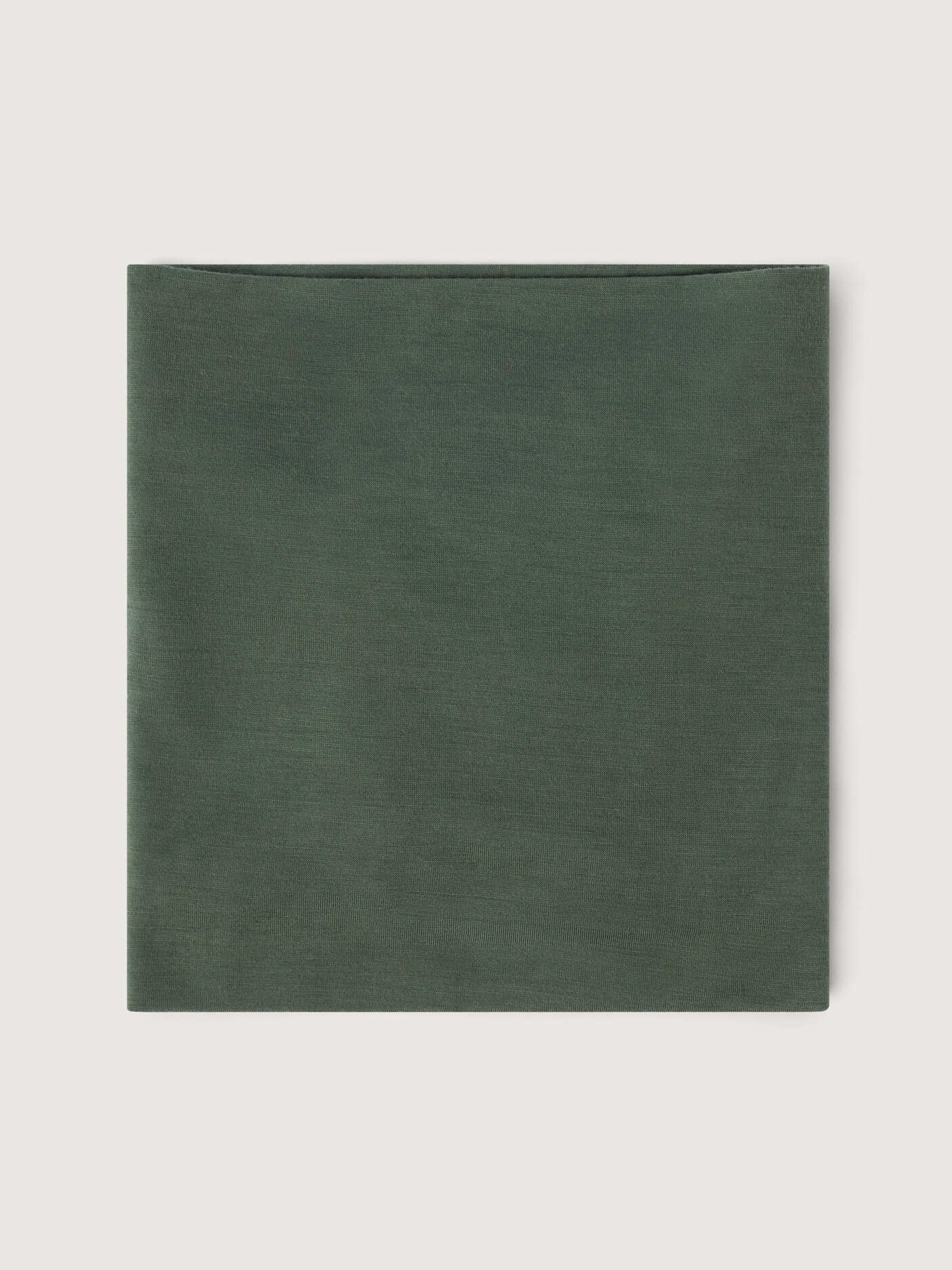 women's neckwarmer merino wool green
