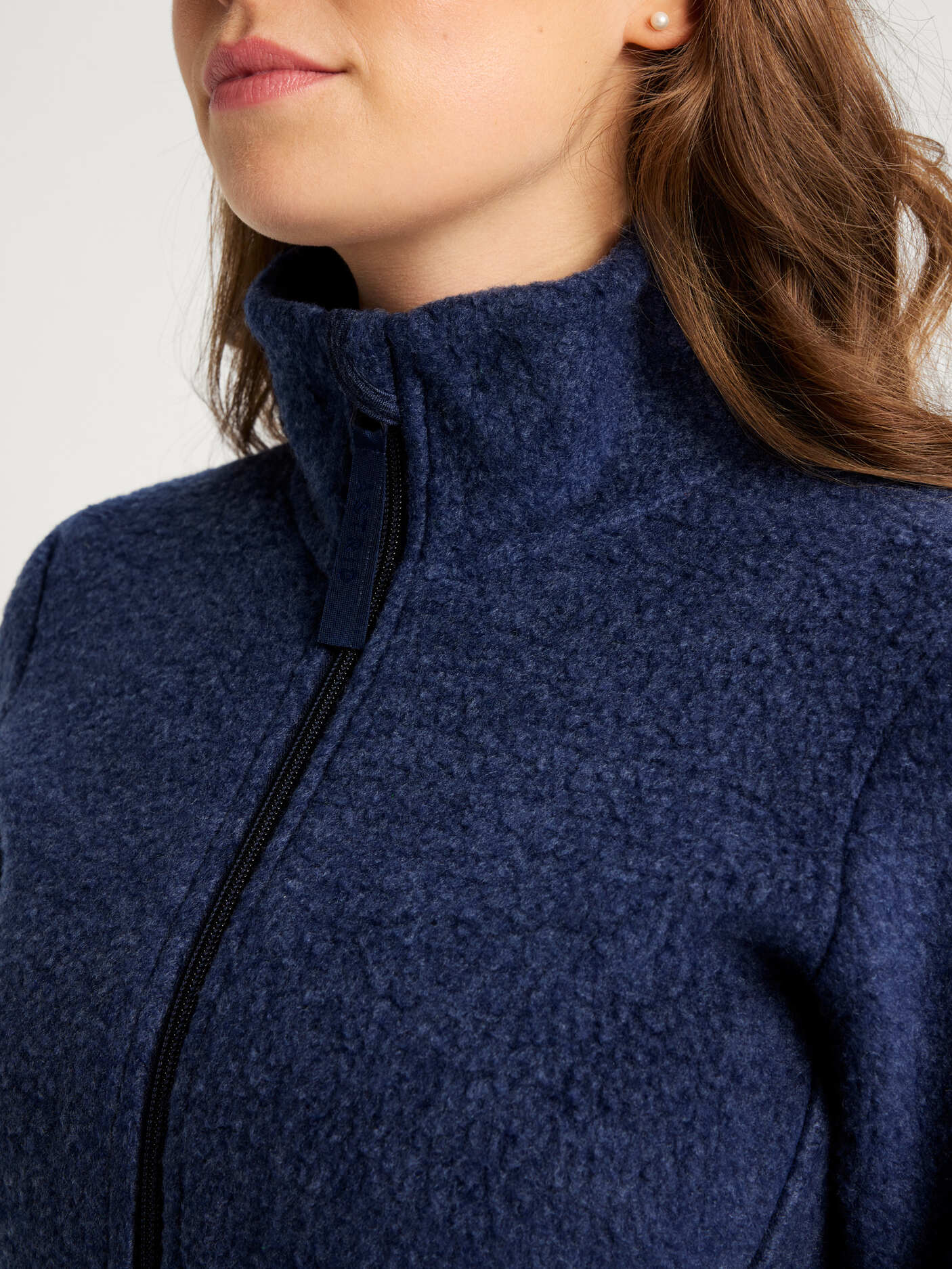 women's fleece navy