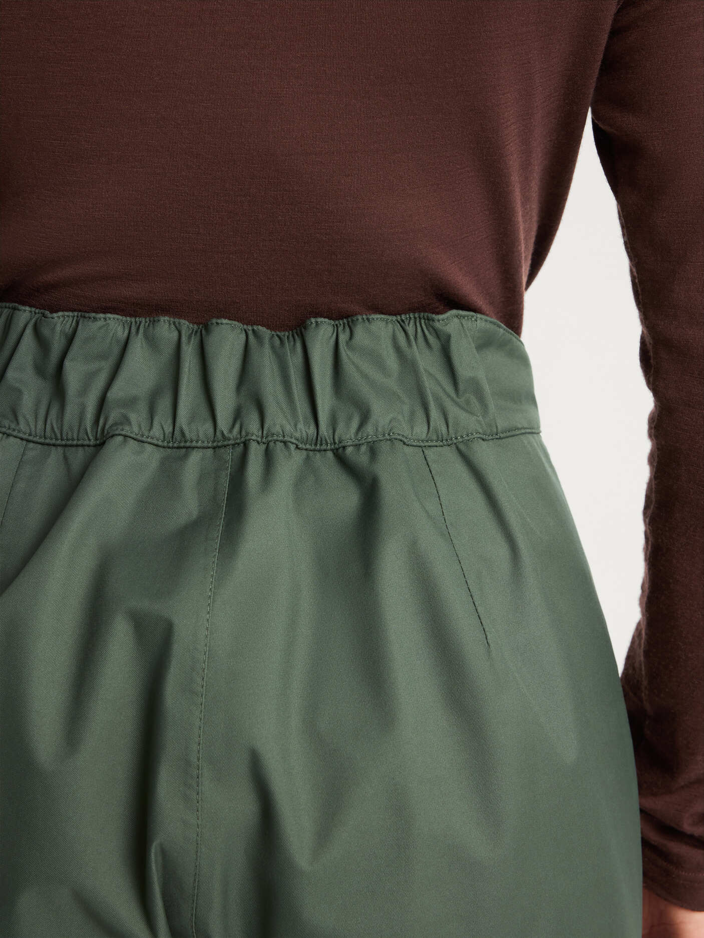 women's shell pants green