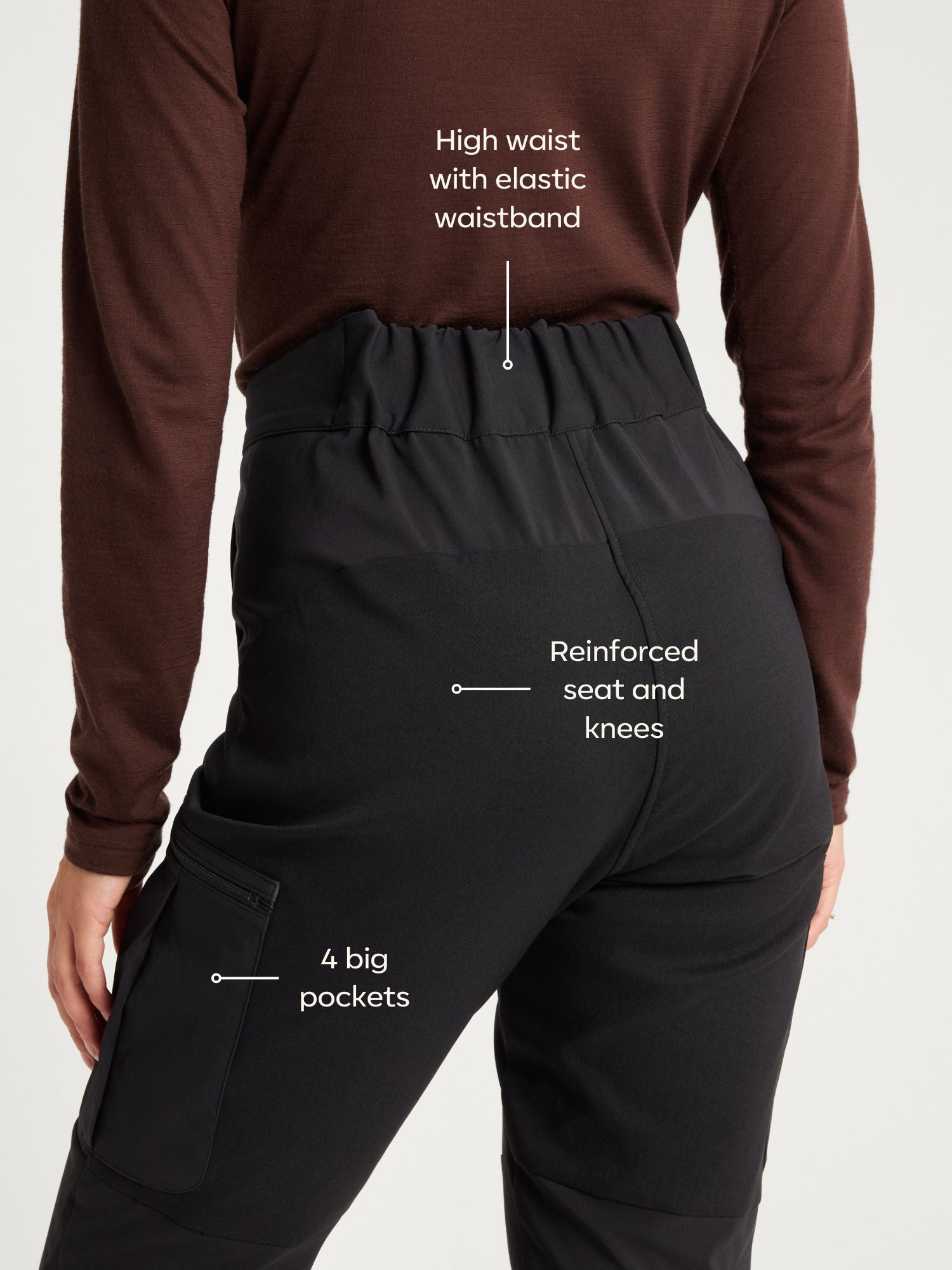 Vera Hiking Pants Black