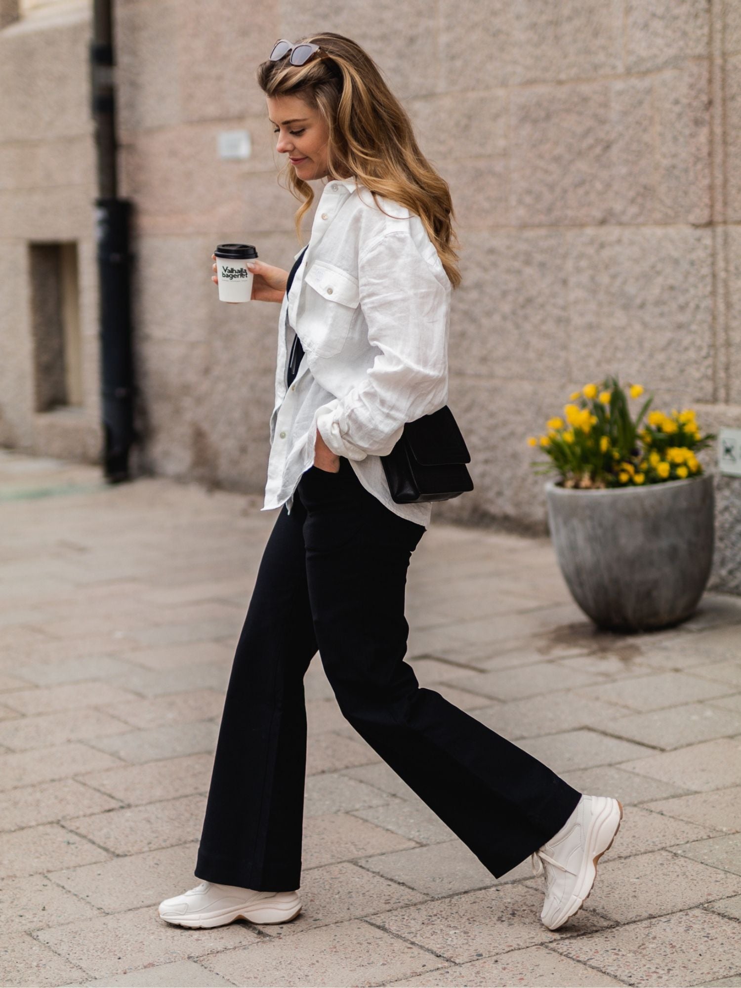 women's outdoor pants high waist black