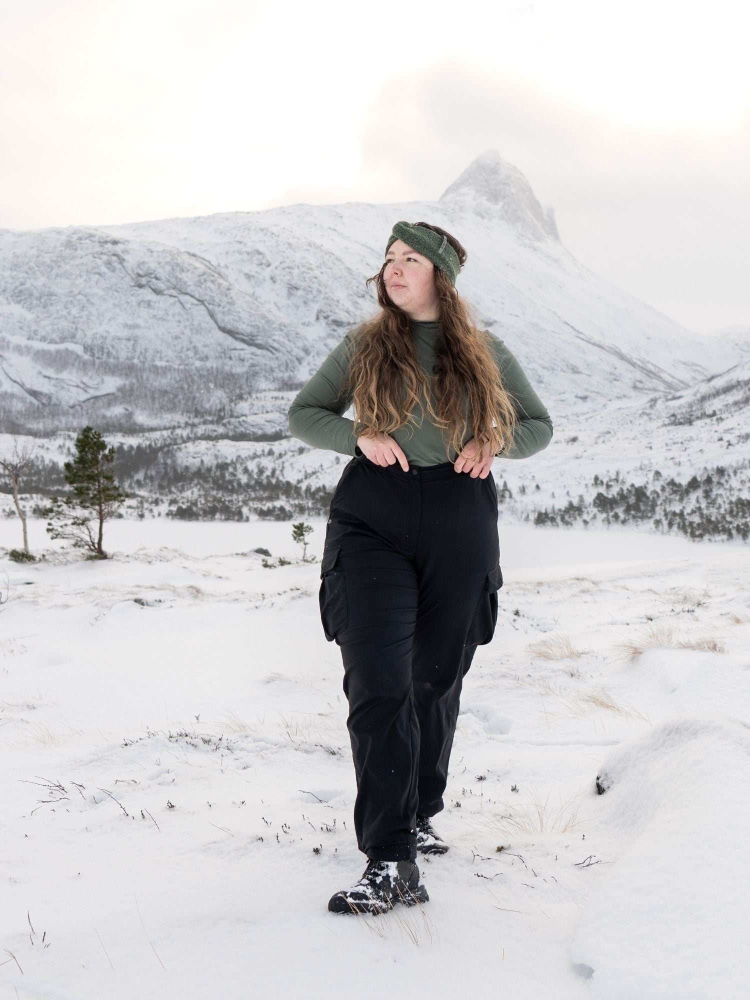 women's cargo pants high waist black