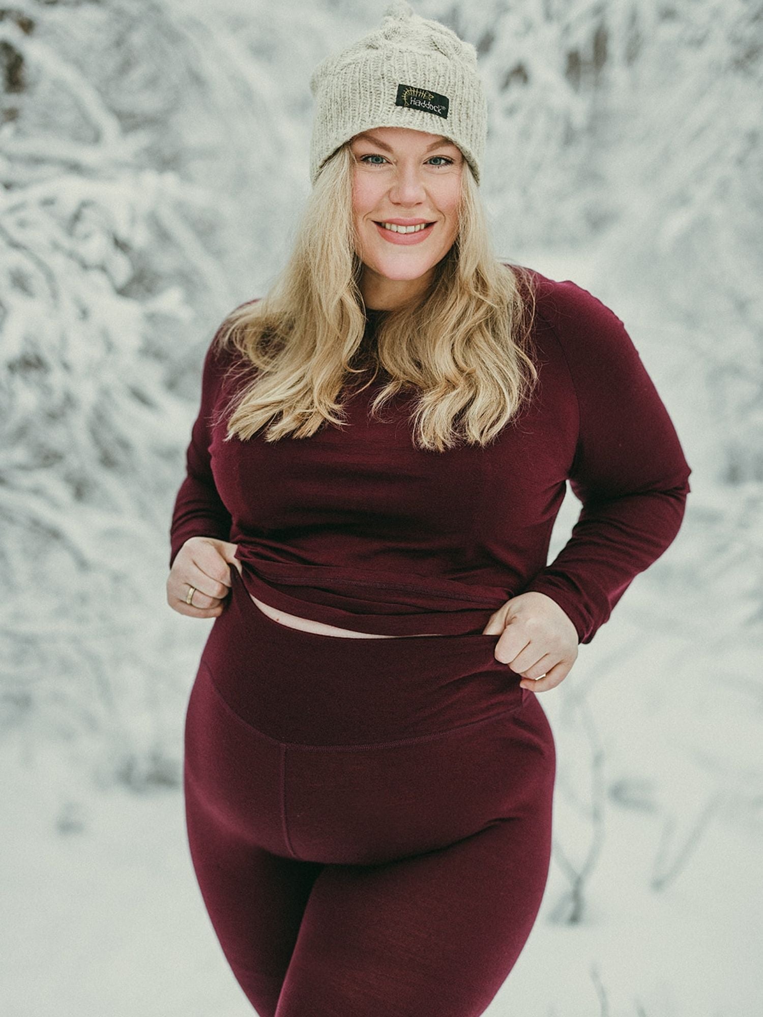 women's base layer pants burgundy