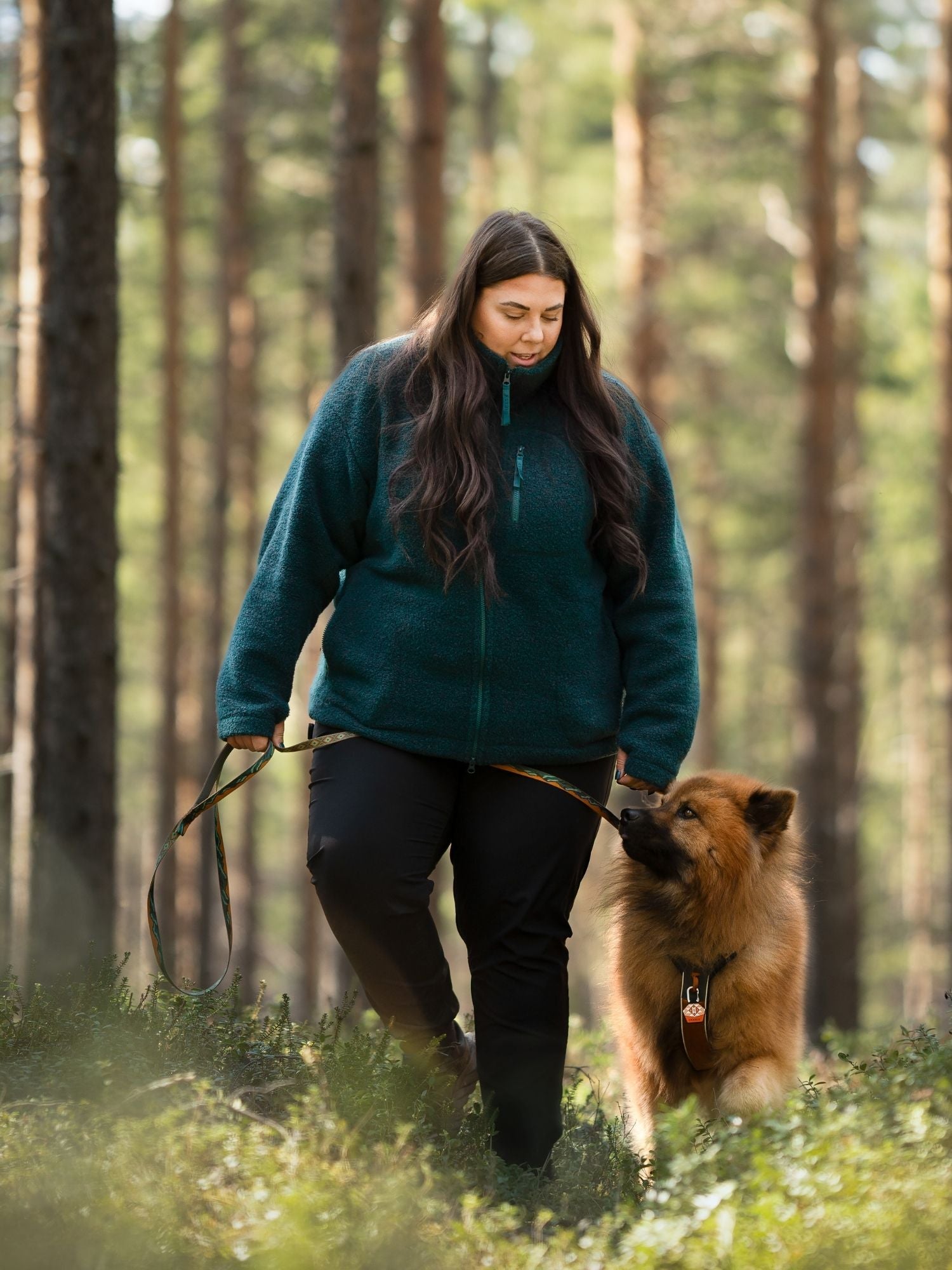 women's fleece jacket teal