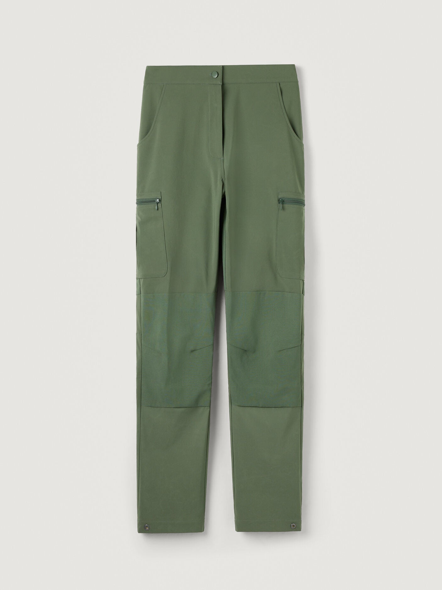 women's hiking pants stretchy green