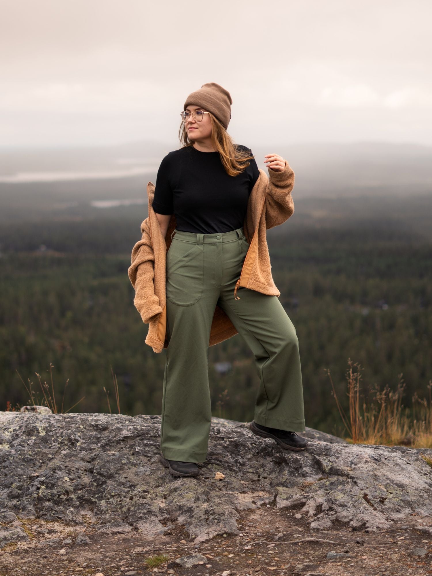 Astrid Outdoor Pants Extra Stretch Green