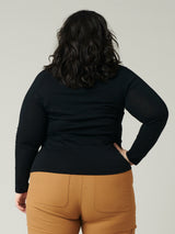 Base layer set: Aleksandra Long Sleeve Black - Ingrid Long Jane Black