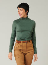 Base layer set: Aleksandra Long Sleeve Green - Ingrid Long Jane Green