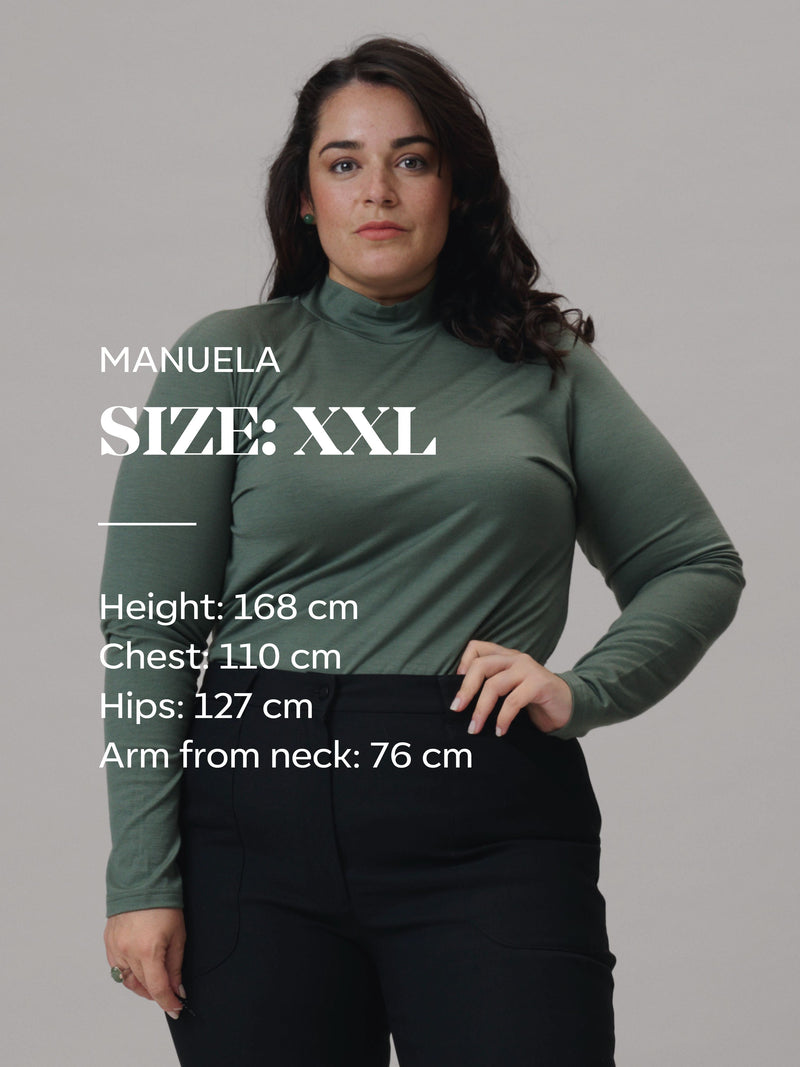 Aleksandra Merino Long Sleeve Green