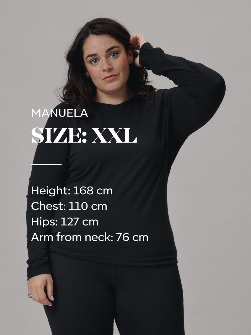 Ingrid Merino Long Sleeve Black