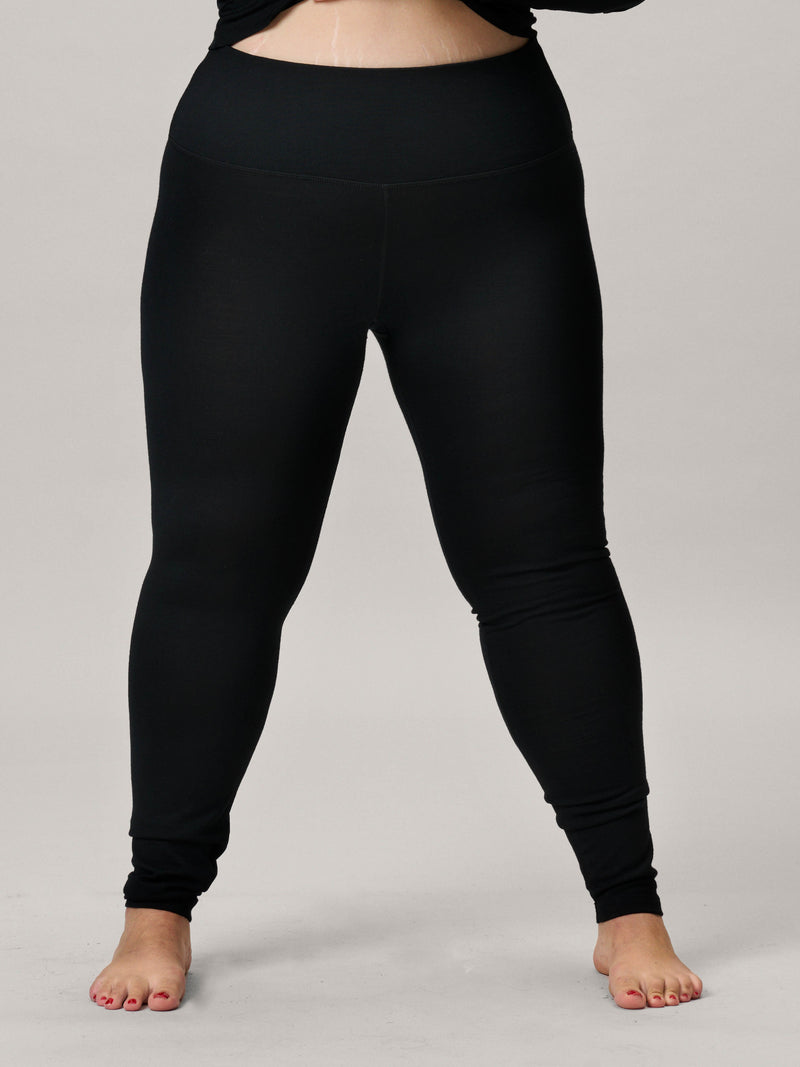 Base layer set: Aleksandra Long Sleeve Black - Ingrid Long Jane Black