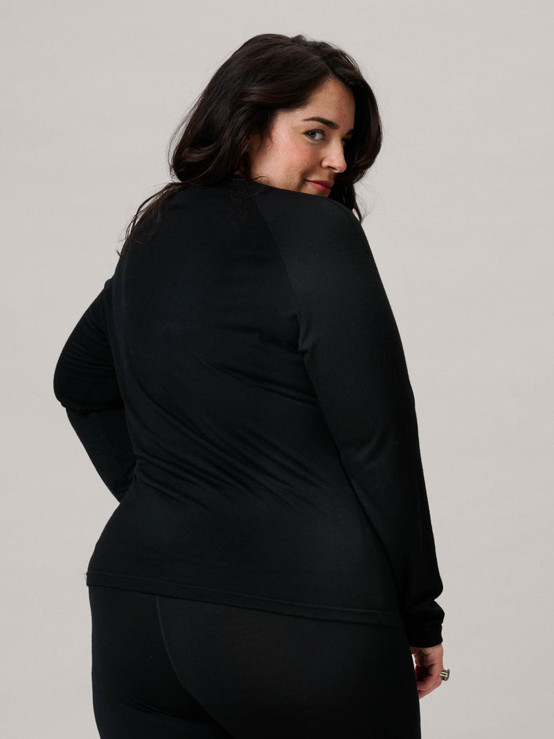 Ingrid Merino Long Sleeve Black