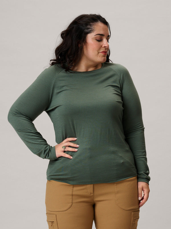 Ingrid Merino Long Sleeve Green