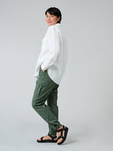 Astrid Wild linneskjorta dam i 100 % linne - Fredrika. Färg Off-White