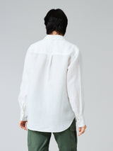 Astrid Wild linneskjorta dam i 100 % linne - Fredrika. Färg Off-White